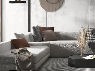 Room Style Modern Living Luxury 3D model