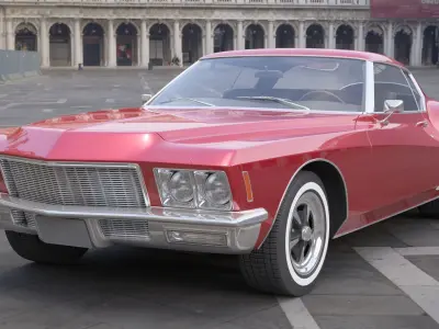 Generic Old Car 03 3D model