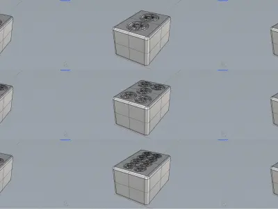 Mahjong tile Green Dragon 3dm 3D print model