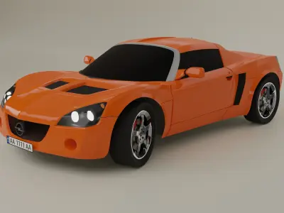 Opel Speedster 2005 3D model