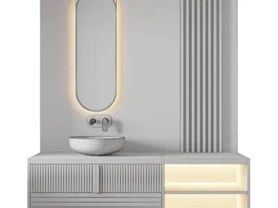 Luxury Bathroom 90 3D model