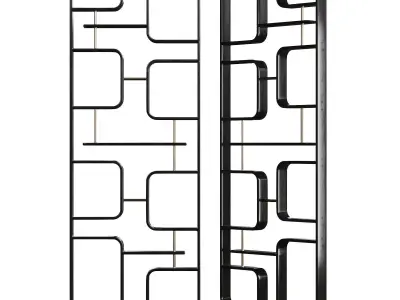 Claustra two bookcases 3D model