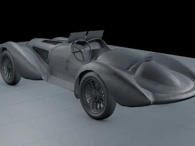 Alfa Romeo 8c 1938 3D model