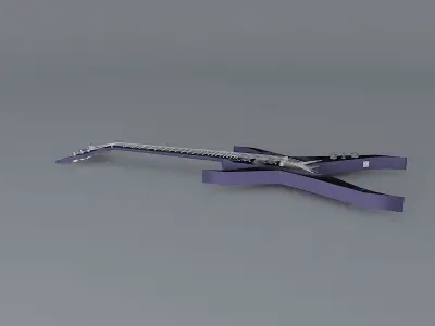 Galixie guitar Free 3D model