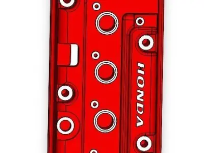 K20A valve cover 3D print model