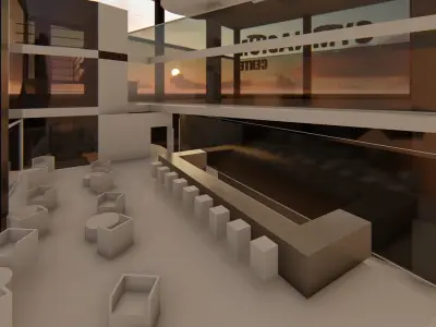 Sport Center building 3D model