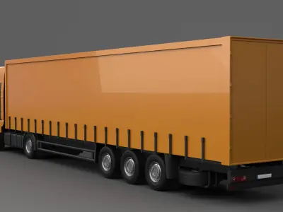 MAN TGX  Fahrerhaus GX Sattelzugmaschine -2020 3D model