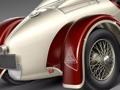Austro Daimler 1929 3D model