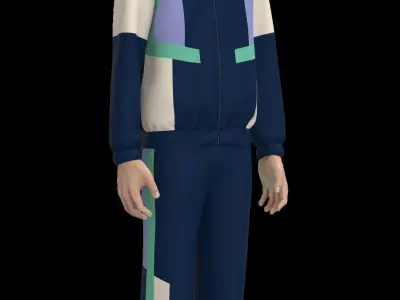 Man Track Suit 3D model
