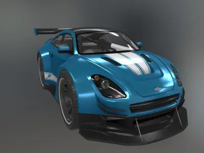 chaverlat  vulcano JBS 9GT Low-poly 3D model