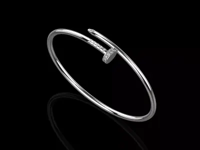 Juste un clou Bracelet 16 Size with Gems Small Verison N177 3D print model