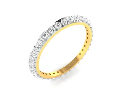Solitaire Ring 3DM STL OBJ FBX Render Details 3D print model buy
