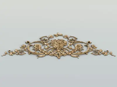Corner decor 023 3D model