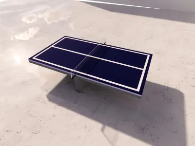 Ping pong table 3D model