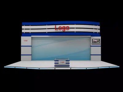 3d Car Display setup  3D model