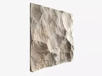287-RockPanel piece of rock on wall 3D model