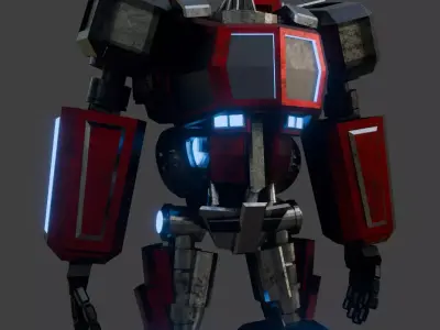 ironhide work in progress Free 3D model