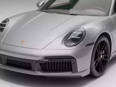 Porsche 911 Turbo S 2025  3D model