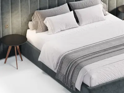 Milan bed by Stylishclub 3D model