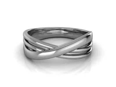 Diamond Jewelry Ring 3D print model