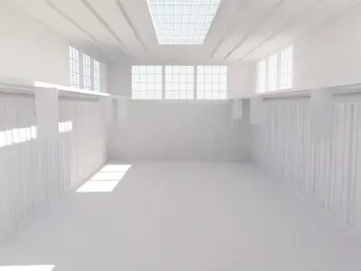 Kung-Fu Hall 3D model