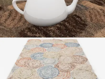 Rugs No 208 Low-poly 3D model