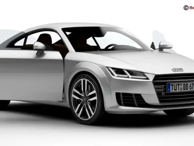 Audi TT Coupe 2015 3D model