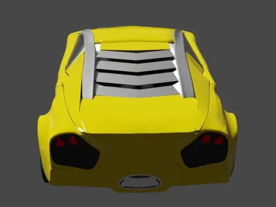 Dream car Concept 3D model
