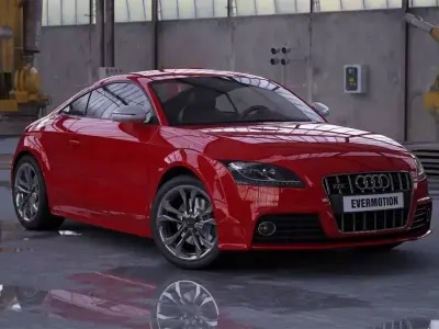Two Door Car   Audi Tts 3D model