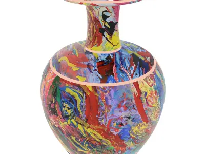 Vase 1 abstract 3D model