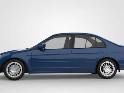 Honda Civic VTEC 3D model