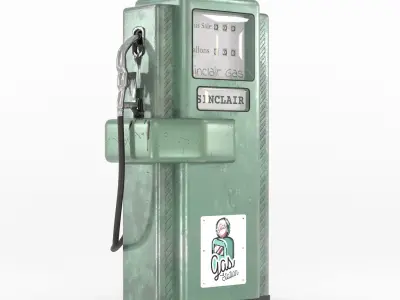 Sinclair Gas Pump  3D model