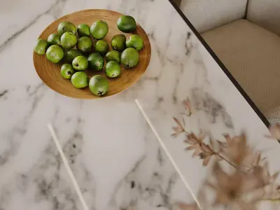 Modern living room dining room interior scenes 516 3D model