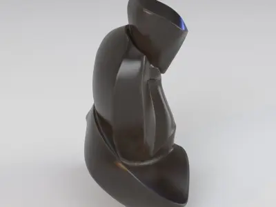 Bronze sculpture Sally Grant Sculpture 3D model