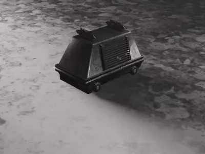 mouse droid  Free low-poly 3D model