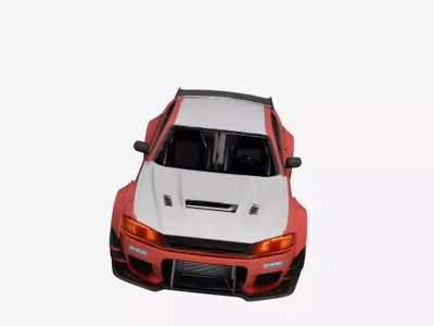 Street Racing Car 3D Model High Performance Urban Sports 03 3D model