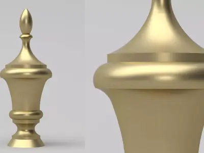 Elegant Finial 3D model