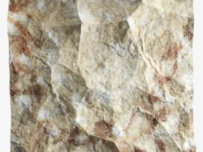 217-RockPanel sandstone rock wall art 3D model
