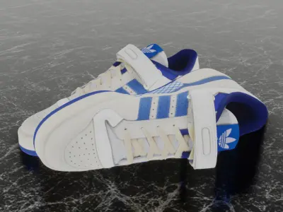 ADIDAS FORUM LOW 3D SHOES Low-poly 3D model
