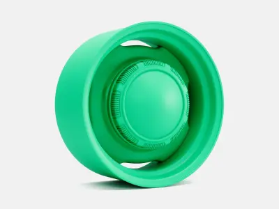 15x6 15x7 15x8 15x10 Mopar Steelie Wheels and Brake 3D print model