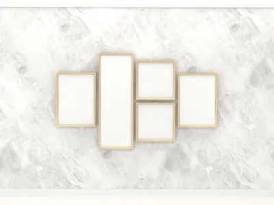 Frames on Wall 3D model