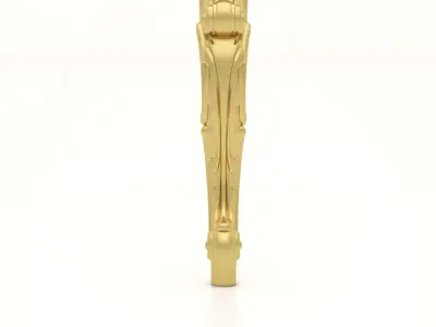 Cnc Furniture Leg 6 3D model
