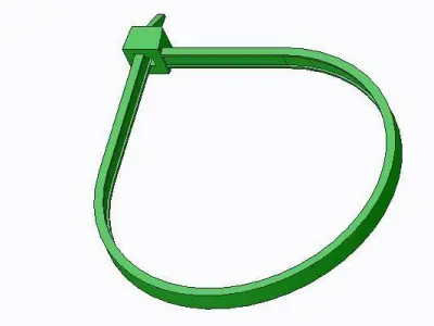 111-02370 Hellermann Cable Ties Polyamide standard T18I 3D print model