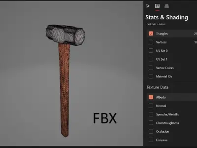 Hammer model 3D model