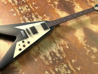 Kirk Hammett - Flying V 3D model