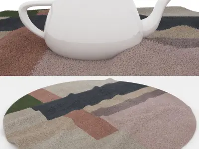 Rugs No 720 Low-poly 3D model