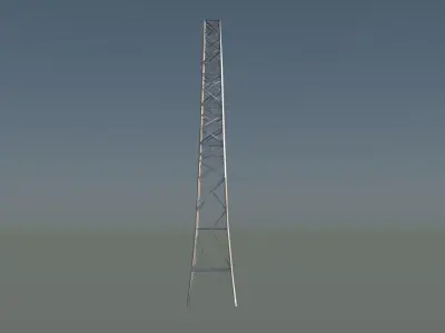 Pylon Tower Low-poly 3D model