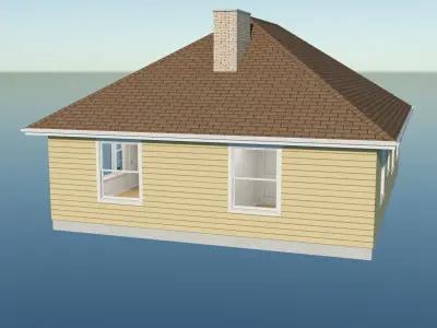 Ranch Style House 3 3D model