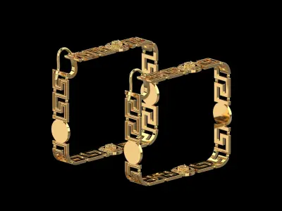 Vrsace Earrings N165 3D print model