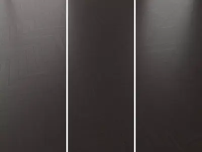 Parquet Oak Black WWL set 1 3D model